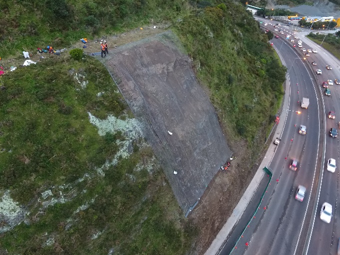 P:#ReferenceGeoTechPhotosCapital JourneysSH1 Ngauranga rockfall 11 July 201720 July 2017 UAVDJI_0032.JPG
